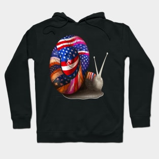 Patriotic Snail Hoodie